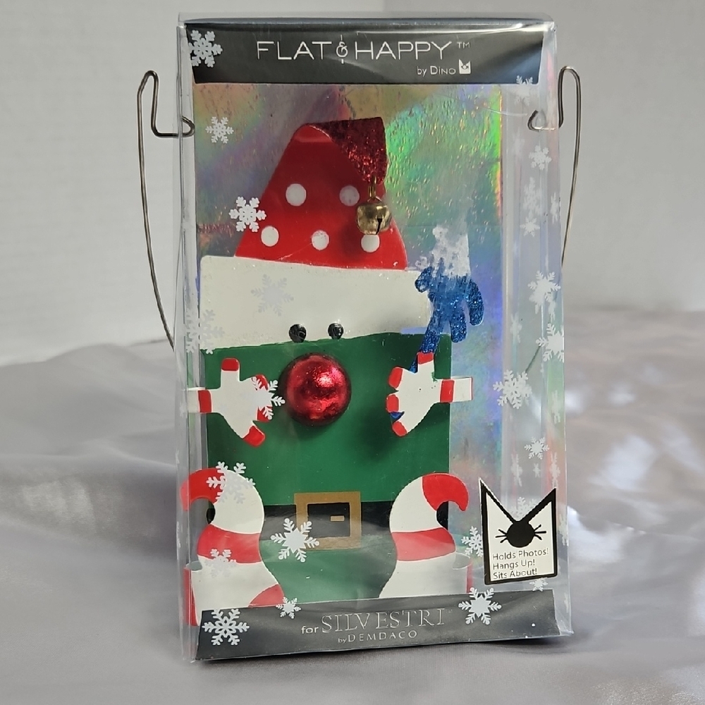 Demdaco Flat & Happy Christmas Photo Frame Santa For Silvestri